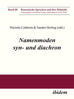 cover image of Namenmoden syn- und diachron
